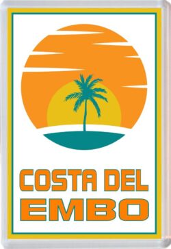 Costa del Embo - 96 x 67mm Jumbo Fridge Magnet