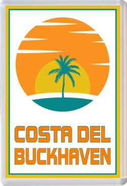 Costa del Buckhaven - 96 x 67mm Jumbo Fridge Magnet