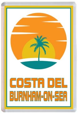 Costa del Burnham-on-Sea - 96 x 67mm Jumbo Fridge Magnet