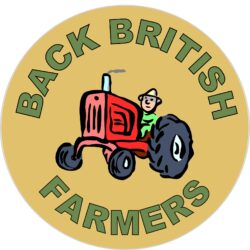 Back British Farmers - Car Bumper Laptop Window Decal Sticker Jeremy Clarkson farm Kaleb Cooper support proud