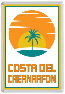 Costa del Caernarfon - 96 x 67mm Jumbo Fridge Magnet
