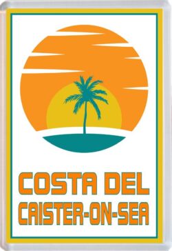Costa del Caister-on-Sea - 96 x 67mm Jumbo Fridge Magnet