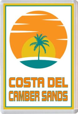 Costa del Camber Sands - 96 x 67mm Jumbo Fridge Magnet