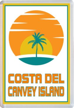 Costa del Canvey Island - 96 x 67mm Jumbo Fridge Magnet