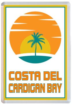 Costa del Cardigan Bay - 96 x 67mm Jumbo Fridge Magnet