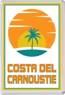Costa del Carnoustie - 96 x 67mm Jumbo Fridge Magnet