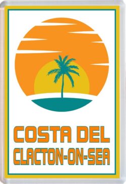 Costa del Clacton-on-Sea - 96 x 67mm Jumbo Fridge Magnet