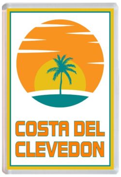 Costa del Clevedon - 96 x 67mm Jumbo Fridge Magnet