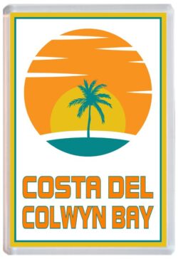 Costa del Colwyn Bay - 96 x 67mm Jumbo Fridge Magnet