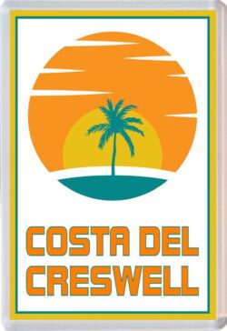 Costa del Creswell - 96 x 67mm Jumbo Fridge Magnet