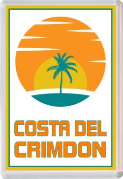 Costa del Criccieth - 96 x 67mm Jumbo Fridge Magnet