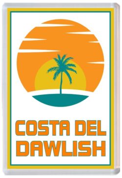 Costa del Dawlish - 96 x 67mm Jumbo Fridge Magnet