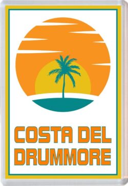 Costa del Drummore - 96 x 67mm Jumbo Fridge Magnet