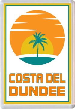Costa del Dundee - 96 x 67mm Jumbo Fridge Magnet