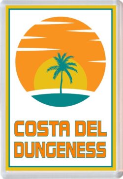 Costa del Dungeness - 96 x 67mm Jumbo Fridge Magnet