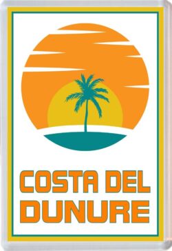 Costa del Dunure - 96 x 67mm Jumbo Fridge Magnet