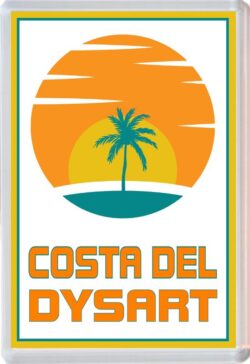 Costa del Dysart - 96 x 67mm Jumbo Fridge Magnet