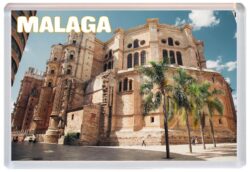 Malaga - Spain- Jumbo Fridge Magnet 25S1