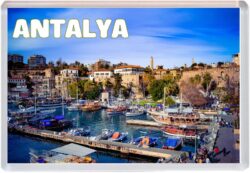 Antalya - Turkey - Jumbo Fridge Magnet 25T3