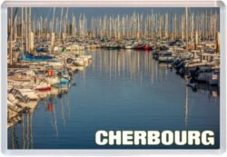 Cherbourg - France - Jumbo Fridge Magnet 25B2