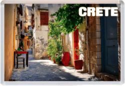 Crete - Greece - Jumbo Fridge Magnet 25G2