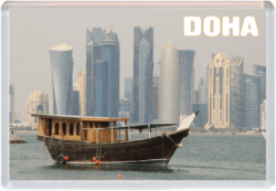 Doha - Qatar - Jumbo Fridge Magnet 25Q6