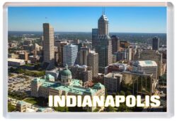 Indianapolis - Indiana - Jumbo Fridge Magnet 25US4