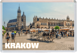 Krakow - Poland - Jumbo Fridge Magnet 25P9