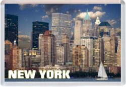 New York - USA - Jumbo Fridge Magnet 25US2