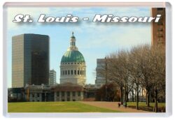 St Louis - Missouri - Jumbo Fridge Magnet 25US1