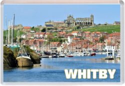 Whitby - Yorkshire - Jumbo Fridge Magnet 25E2
