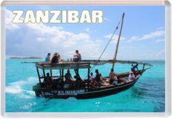 Zanzibar - Africa - Jumbo Fridge Magnet 25Z2