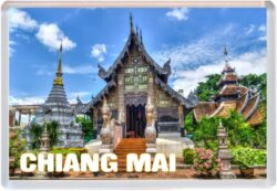 Chiang Mai - Thailand - Jumbo Fridge Magnet 25T1