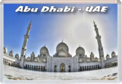 Abu Dhabi - UAE - Jumbo Fridge Magnet 25D13