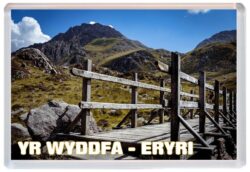 Yr Wyddfa - Eryri - Wales - Jumbo Fridge Magnet 25W3