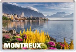 Montreux - Switzerland - Jumbo Fridge Magnet 25S2