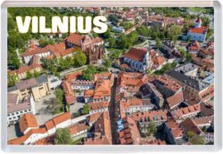 Vilnius - Lithuania - Jumbo Fridge Magnet 25V2