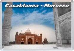 Casablanca - Morocco - Africa - Jumbo Fridge Magnet 25M7