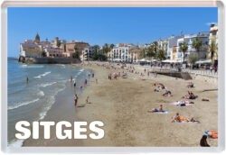 Sitges - Catalonia - Spain- Jumbo Fridge Magnet 25S2