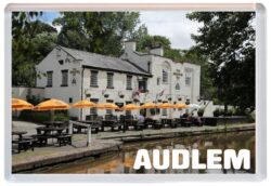 Audlem / Shroppie Fly - Cheshire - Jumbo Fridge Magnet 25E2