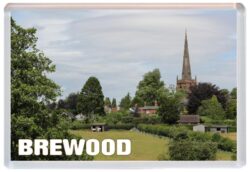 Brewood - Staffordshire - Jumbo Fridge Magnet 25E2