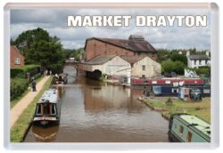 Market Drayton - Shropshire - Jumbo Fridge Magnet 25E3