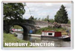 Norbury Junction - Staffordshire - Jumbo Fridge Magnet 25E1