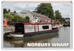 Norbury Wharf - Staffordshire - Jumbo Fridge Magnet 25E1