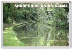 Shropshire Union Canal - Jumbo Fridge Magnet 25E3