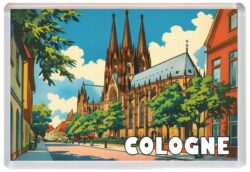 Cologne - Germany - Jumbo Fridge Magnet 25G1