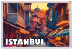 Istanbul - Turkey - Artistic Jumbo Fridge Magnet 25T1