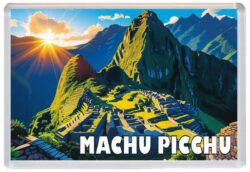 Machu Picchu - Peru - Jumbo Fridge Magnet 25P1