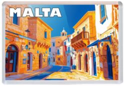 Malta - Artistic Jumbo Fridge Magnet 25M1