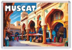 Muscat - Oman - Jumbo Fridge Magnet 25O1